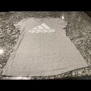 Adidas Heather Grey Aeroready T-shirt Size: Medium